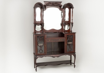 Антикварный открытый комод с зеркалом код. RM4099832