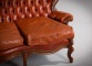 Старинный комплект кожаной мебели: диван и два кресла в кожаной обивке код. RM4165525 фото 9
