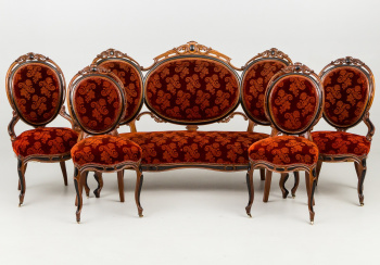 Антикварный комплект для гостиной (5 шт.) код. RM21527