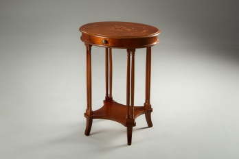 Антикварный столик кс маркетри и выдвижным ящиком код. RM4107092