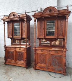 Антикварные ореховые буфеты (пара) код. BE4097154