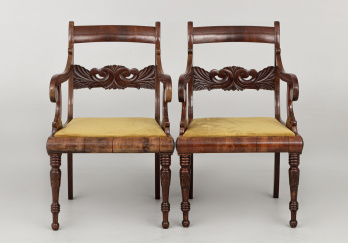 Антикварные кресла (2 шт.) код. RM64086