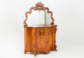 Антикварный комод с зеркалом код. RM15242