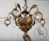 Старинная люстра из литой бронзы код. BE4096954 фото 2