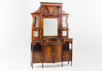 Антикварный комод с зеркалом код. RM18689