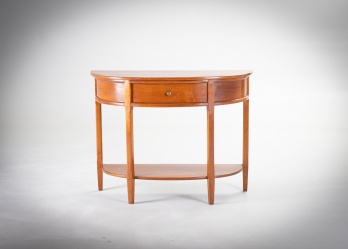 Старинная консоль полукруглой формы с выдвижным ящиком код. RM4165703