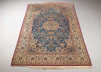 Старинный иранский ковер из хлопка и шерсти код. RM4133607