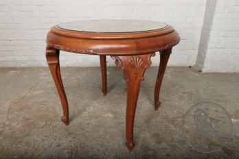 Антикварный столик с ротангом в стиле Королевы Анны код. BE4097286