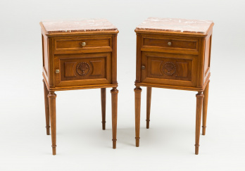 Антикварные прикроватные тумбочки (2 шт.) код. RM25706