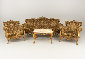 картинка Старинный комплект для гостиной салоне старинных вещей "Шебби" являющийся официальным дистрибьютором в России и Беларуси