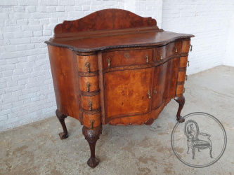 Антикварный комод из ореха в стиле Чиппендейл код. BE3259439