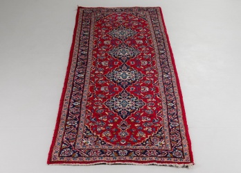 Старинная ковровая дорожка из шерсти с цветочными узорами код. RM4139030