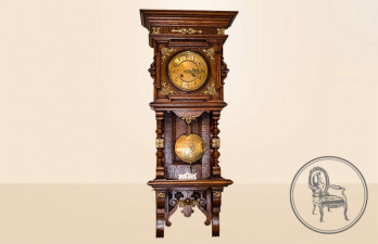 Антикварные настенные часы код. VS1120