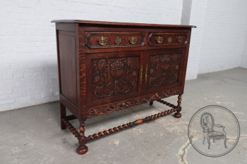 Антикварный посудный шкаф код. BE8009