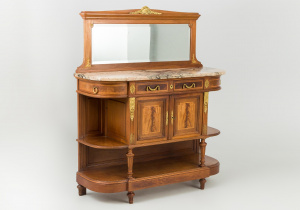 картинка Антикварный комод с зеркалом салоне старинных вещей "Шебби" являющийся официальным дистрибьютором в России и Беларуси