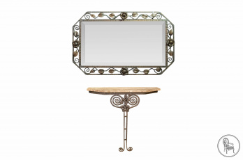 Старинный консольный столик с зеркалом код. VS42476