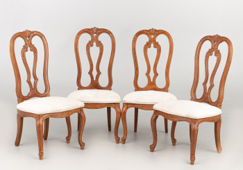 Старинный набор стульев (4 шт.) код. RM62930