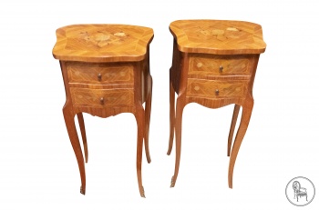 Старинный комплект комодов (2 шт.) с маркетри код.&nbsp;VS42480