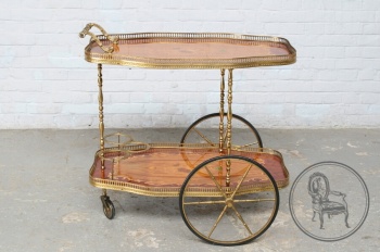 Старинный сервировочный столик с интарсиями код. BE4097622