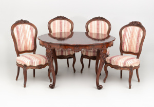 картинка Старинный столовый гарнитур салоне старинных вещей "Шебби" являющийся официальным дистрибьютором в России и Беларуси