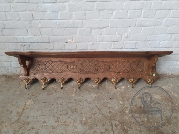 Антикварная резная вешалка для одежды код. BE4097293