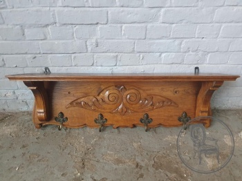 Старинная резная вешалка для одежды код. BE4097627