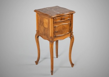 Антикварный ореховый комод с мрамором и маркетри код. RM4166009