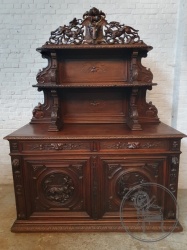 Антикварный поставец в охотничьем стиле код. BE4141741