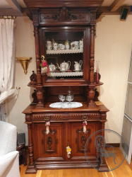 Антикварный буфет со стеклом код. BE106917