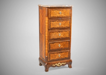 Антикварный комод со сложной инкрустацией в технике маркетри код.&nbsp;RM4166073