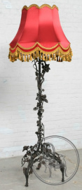 Старинный торшер в стиле арт-деко из металла код. BE3884