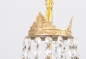 Старинная люстра с хрустальными подвесками и латунным каркасом код. RM4100890 фото 2
