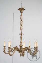 Старинная люстра из бронзы в стиле Людовика XV код. BE4096908