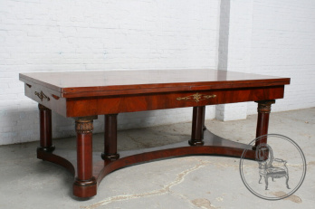 Антикварный стол из красного дерева в стиле ампир код. BE107569