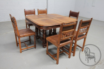 Антикварный столовый гарнитур код. BE35636