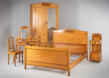 Антикварный комплект для спальни из бука в стиле модерн код.&nbsp;RM4136984