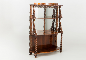 Антикварная этажерка с зеркалом код. RM21158