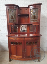 Антикварный буфет в стиле ар-деко с витражами код.&nbsp;BE4165576
