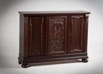 Антикварный немецкий дубовый комод код. RM4152657