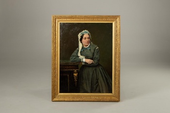 Антикварная картина, женский портрет код. RM4165031