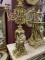 Антикварные каминные часы с канделябрами (2 шт.) с ажурными узорами код. BLT58 фото 6