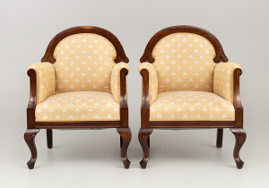 картинка Старинное кресло (2 шт.) салоне старинных вещей "Шебби" являющийся официальным дистрибьютором в России и Беларуси