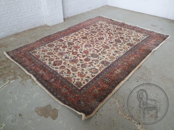 Антикварный шерстяной ковер код. BE107516