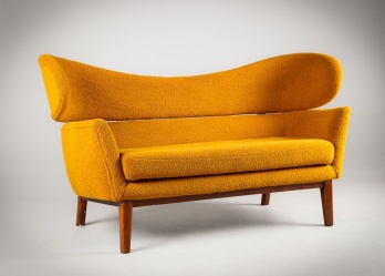 Старинная скамья датского дизайнера Finn Juhl код. RM4165106