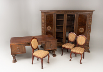 Старинный набор мебели для кабинета код. RM52804