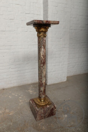 Мраморный пьедестал в стиле Людовика XVI код. BE107220