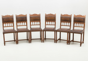 картинка Антикварные стулья (6 шт.) салоне старинных вещей "Шебби" являющийся официальным дистрибьютором в России и Беларуси