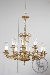 Старинная французская бронзовая люстра на 18 рожков код. BE4139746