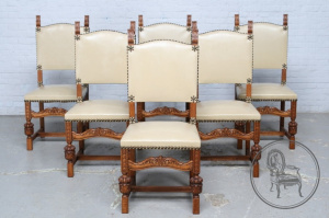 картинка Антикварные стулья (6 шт.) салоне старинных вещей "Шебби" являющийся официальным дистрибьютором в России и Беларуси