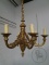 Старинная люстра с литыми бронзовыми цветами код. BE4097708 фото 6
